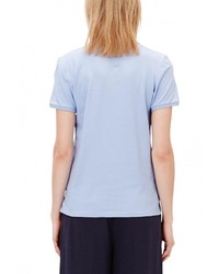 Женская голубая рубашка поло от s.Oliver