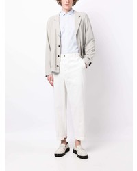 Мужская голубая рубашка с длинным рукавом в клетку от Hackett