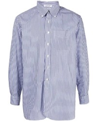 Мужская голубая рубашка с длинным рукавом с принтом от Engineered Garments