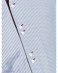 Мужская голубая рубашка с длинным рукавом от Alex DANDY