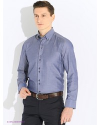 Мужская голубая рубашка с длинным рукавом от Alex DANDY