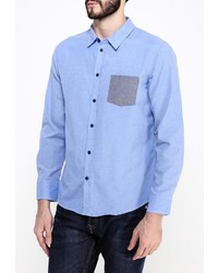 Мужская голубая рубашка с длинным рукавом от Another Influence