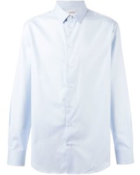 Мужская голубая рубашка с длинным рукавом от Armani Collezioni