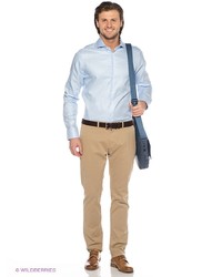 Мужская голубая рубашка с длинным рукавом от Arrow