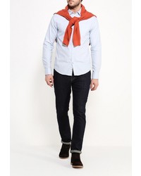 Мужская голубая рубашка с длинным рукавом от Baon