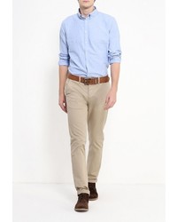 Мужская голубая рубашка с длинным рукавом от Baon