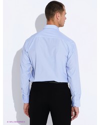 Мужская голубая рубашка с длинным рукавом от BAWER