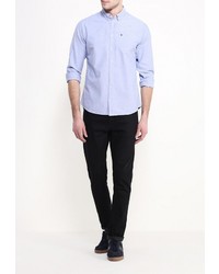 Мужская голубая рубашка с длинным рукавом от BLEND