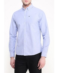 Мужская голубая рубашка с длинным рукавом от BLEND