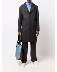 Мужская голубая рубашка с длинным рукавом от Sandro Paris