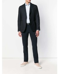 Мужская голубая рубашка с длинным рукавом от Bagutta