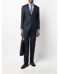 Мужская голубая рубашка с длинным рукавом от Xacus