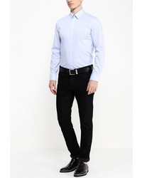 Мужская голубая рубашка с длинным рукавом от Celio