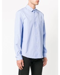Мужская голубая рубашка с длинным рукавом от Golden Goose Deluxe Brand