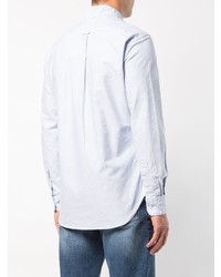 Мужская голубая рубашка с длинным рукавом от Gitman Vintage