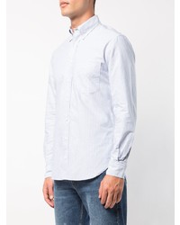 Мужская голубая рубашка с длинным рукавом от Gitman Vintage