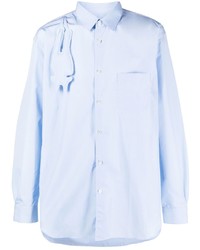 Мужская голубая рубашка с длинным рукавом от Comme Des Garcons SHIRT