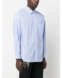 Мужская голубая рубашка с длинным рукавом от Comme Des Garcons SHIRT