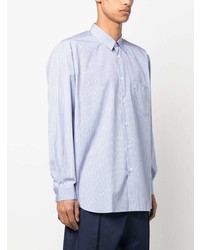 Мужская голубая рубашка с длинным рукавом от Comme Des Garcons SHIRT