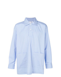 Мужская голубая рубашка с длинным рукавом от Comme Des Garçons Shirt Boys