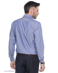 Мужская голубая рубашка с длинным рукавом от Conti Uomo