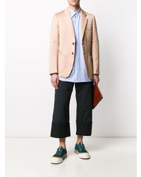 Мужская голубая рубашка с длинным рукавом от Loewe