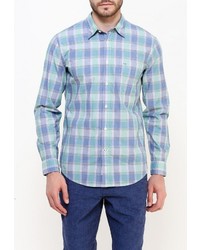 Мужская голубая рубашка с длинным рукавом от Dockers