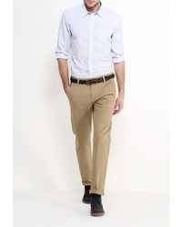 Мужская голубая рубашка с длинным рукавом от Dockers