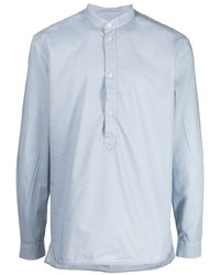 Мужская голубая рубашка с длинным рукавом от Dondup