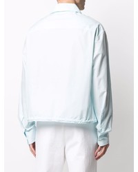 Мужская голубая рубашка с длинным рукавом от Lanvin