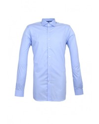Мужская голубая рубашка с длинным рукавом от Eterna