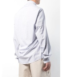 Мужская голубая рубашка с длинным рукавом от Hed Mayner