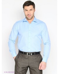 Мужская голубая рубашка с длинным рукавом от Favourite