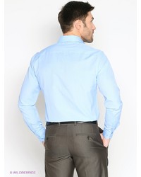 Мужская голубая рубашка с длинным рукавом от Favourite