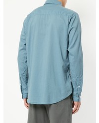 Мужская голубая рубашка с длинным рукавом от Jac+ Jack