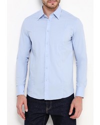 Мужская голубая рубашка с длинным рукавом от Forex