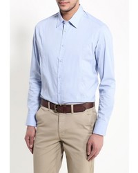 Мужская голубая рубашка с длинным рукавом от Forex