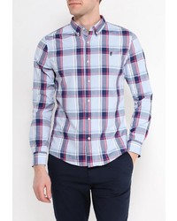 Мужская голубая рубашка с длинным рукавом от Frank NY