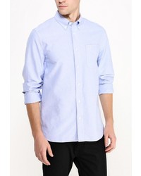 Мужская голубая рубашка с длинным рукавом от Fred Perry