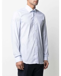 Мужская голубая рубашка с длинным рукавом от Barba