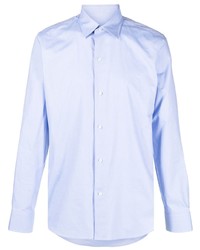 Мужская голубая рубашка с длинным рукавом от FURSAC