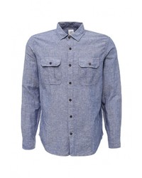 Мужская голубая рубашка с длинным рукавом от Gap