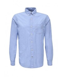 Мужская голубая рубашка с длинным рукавом от Gap