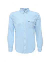 Мужская голубая рубашка с длинным рукавом от Gap