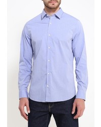 Мужская голубая рубашка с длинным рукавом от Gap