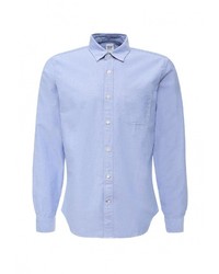 Мужская голубая рубашка с длинным рукавом от Gap