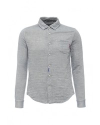 Мужская голубая рубашка с длинным рукавом от Gianni Lupo