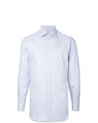 Мужская голубая рубашка с длинным рукавом от Gieves & Hawkes