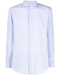 Мужская голубая рубашка с длинным рукавом от Glanshirt