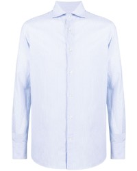 Мужская голубая рубашка с длинным рукавом от Glanshirt